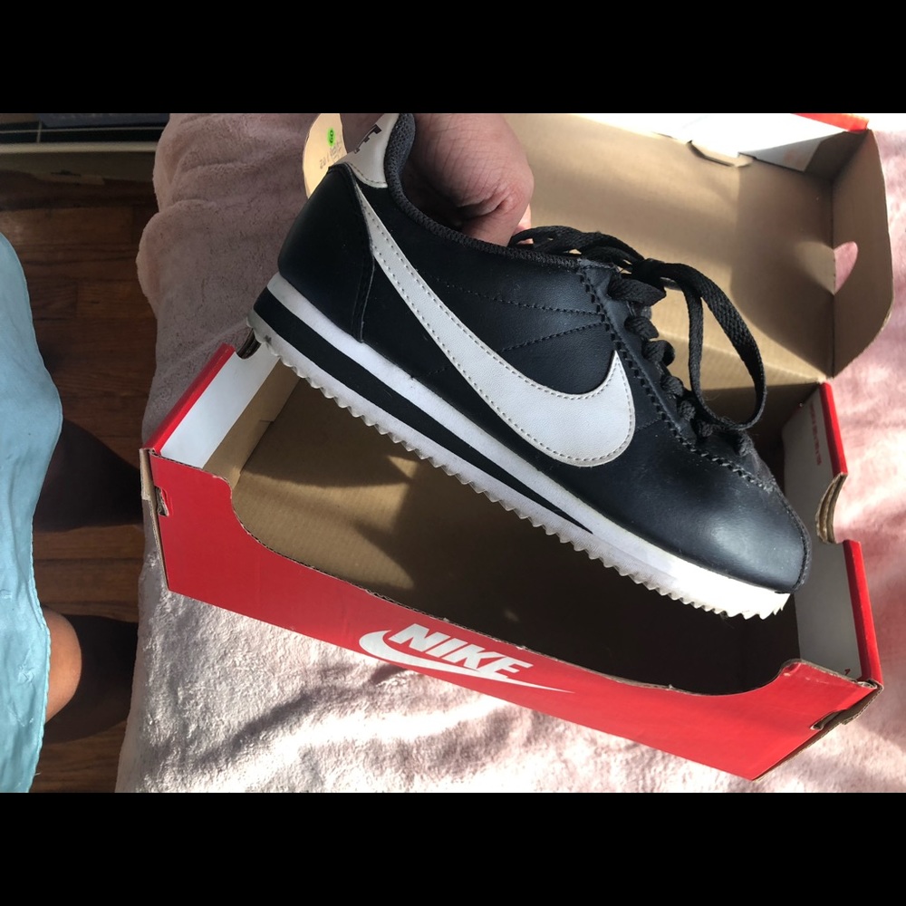 Nike Black Classic Cortez Leather